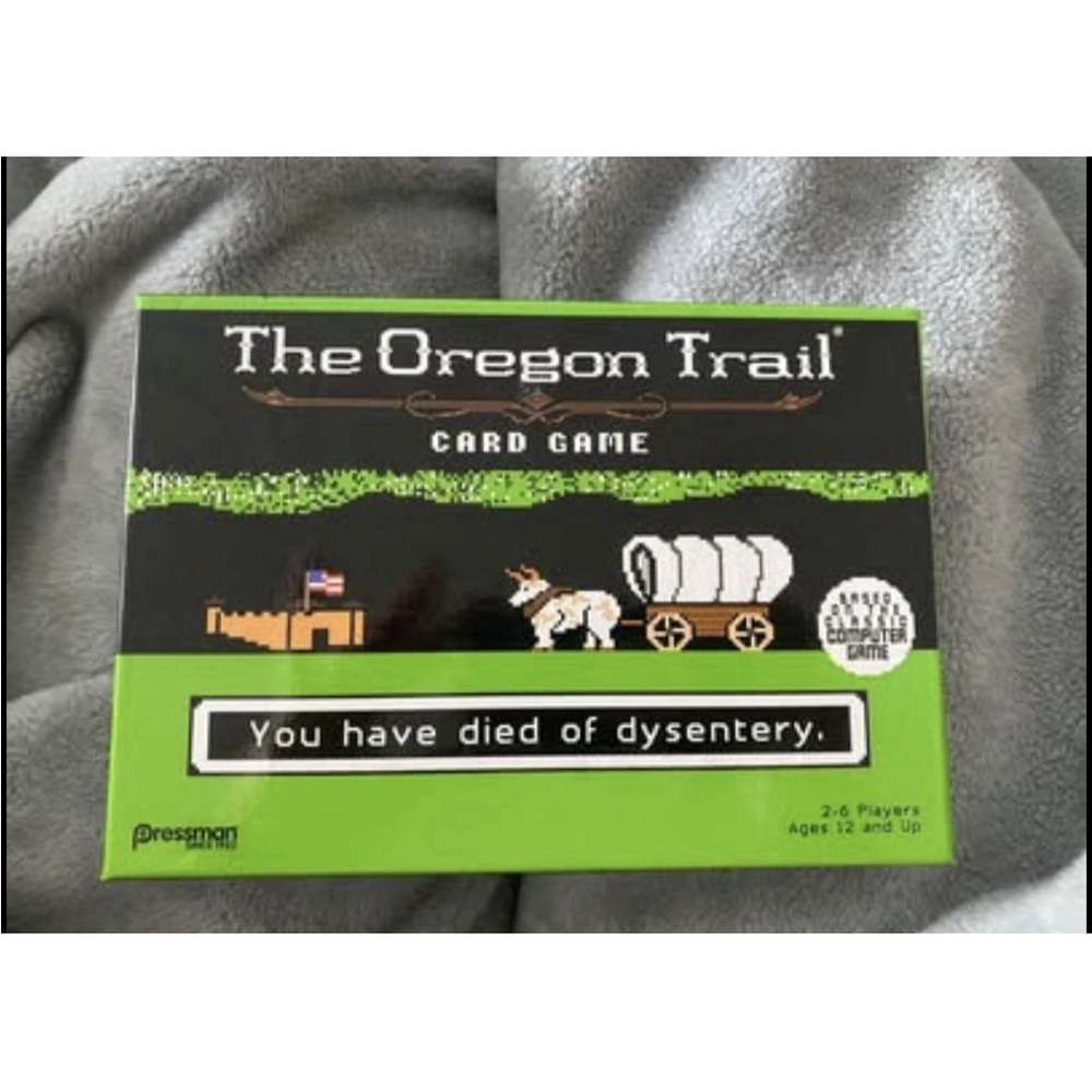 The Oregon Trail Board / Card Game  By Pressman